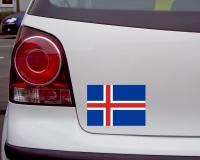 Island Flagge Aufkleber Autoaufkleber