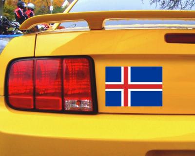 Island Flagge Aufkleber Autoaufkleber Aufkleber