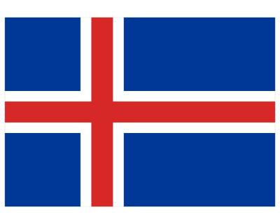Island Flagge Aufkleber Autoaufkleber - Ansicht 1