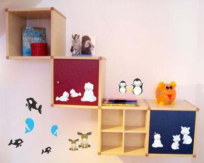 15-teiliges Arktische Tiere Set Wandtattoo - Ansicht 2