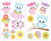 15-teiliges Se Eulen Set Wandtattoo Wandtattoo