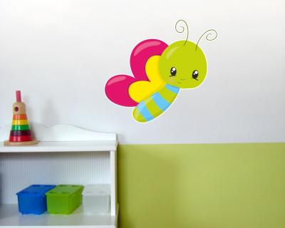 Buntes Wandtattoo 