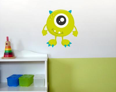 Buntes Wandtattoo  Ses Monster 