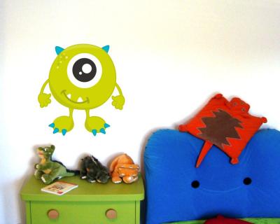 Buntes Wandtattoo 