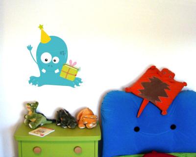 Buntes Wandtattoo 
