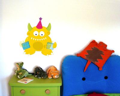 Buntes Wandtattoo 