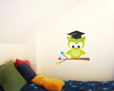 Buntes Wandtattoo 