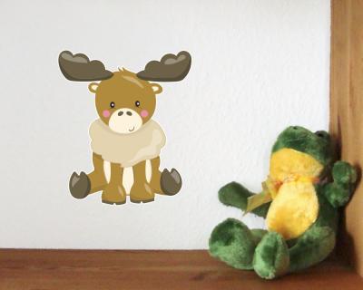 Buntes Wandtattoo 