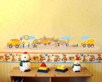 Buntes Wandtattoo 