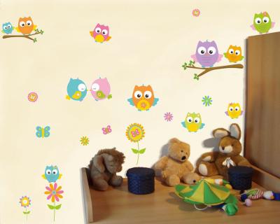19-teiliges Groes Baby Eulen Set Wandtattoo - Ansicht 3