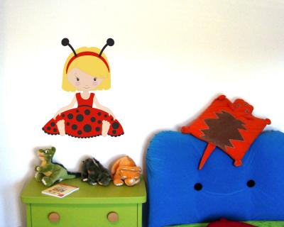Buntes Wandtattoo 