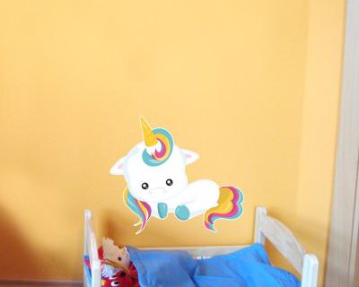 Buntes Wandtattoo 