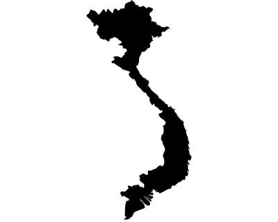 Aufkleber Vietnam - Ansicht 1