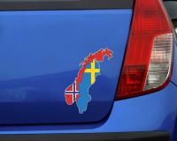 Skandinavien Aufkleber Autoaufkleber