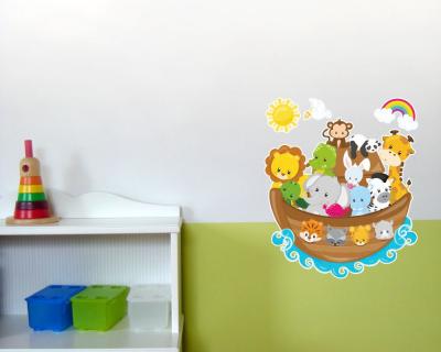 Buntes Wandtattoo 