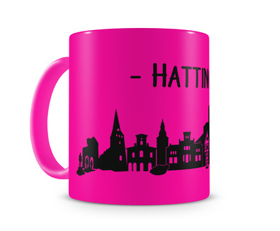 Tasse mit dem Motiv Hatting Skyline - Ansicht 3