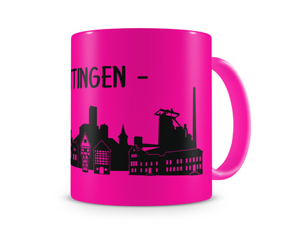 Tasse mit dem Motiv Hatting Skyline