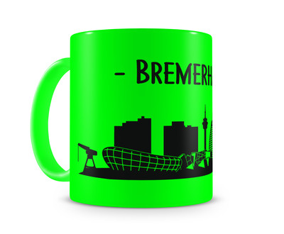 Tasse mit dem Motiv Bremerhaven Skyline - Ansicht 3