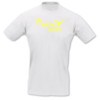 T-Shirt Breakdance weiß/neon gelb L Sonderangebot