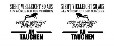 Tasse mit dem Motiv Ich denke an Tauchen - Ansicht 2