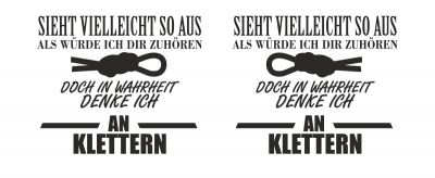 Tasse mit dem Motiv Ich denke an Klettern - Ansicht 2