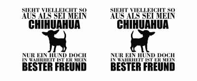 Tasse mit dem Motiv Chihuahua mein bester Freund - Ansicht 2