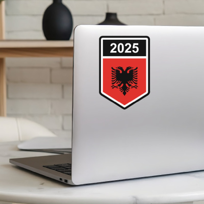 Albanien Wappen mit Jahreszahl Autoaufkleber - Ansicht 5