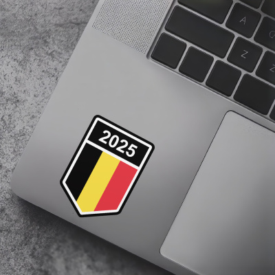 Belgien Wappen mit Jahreszahl Autoaufkleber - Ansicht 7
