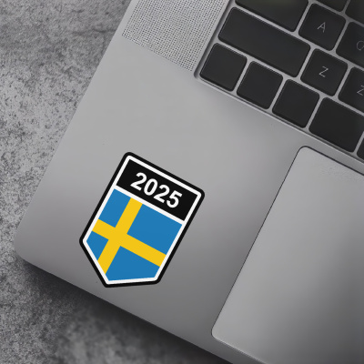 Schweden Wappen mit Jahreszahl Autoaufkleber - Ansicht 7