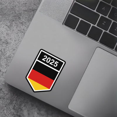 Deutschland Wappen mit Jahreszahl Autoaufkleber - Ansicht 7