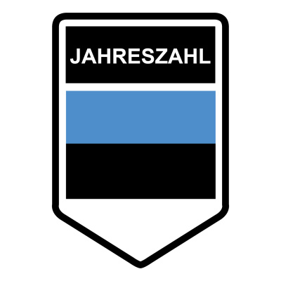 Estland Wappen mit Jahreszahl Autoaufkleber