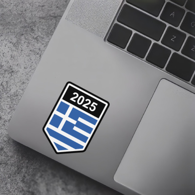 Griechenland Wappen mit Jahreszahl Autoaufkleber - Ansicht 7