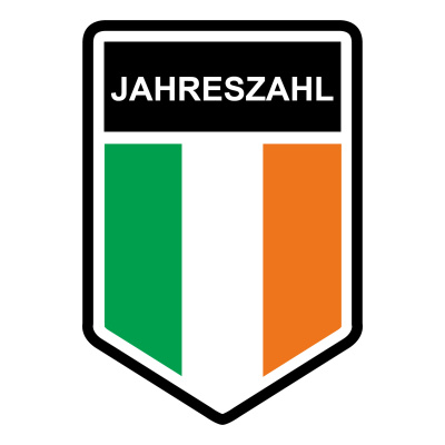 Irland Wappen mit Jahreszahl Autoaufkleber