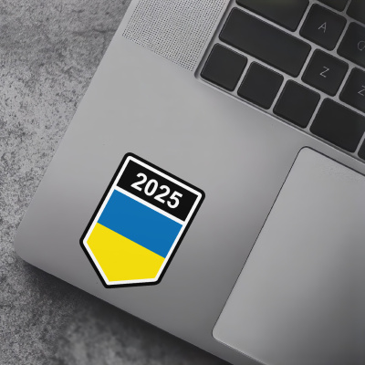 Ukraine Wappen mit Jahreszahl Autoaufkleber - Ansicht 7