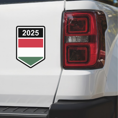 Ungarn Wappen mit Jahreszahl Autoaufkleber - Ansicht 3