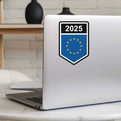 Europa Wappen mit Jahreszahl Autoaufkleber - Ansicht 5