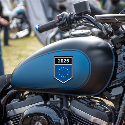 Europa Wappen mit Jahreszahl Autoaufkleber - Ansicht 8