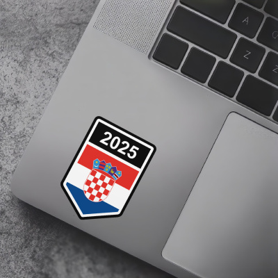 Kroatien Wappen mit Jahreszahl Autoaufkleber - Ansicht 7