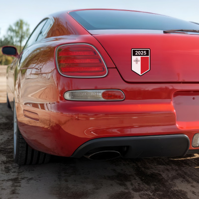 Malta Wappen mit Jahreszahl Autoaufkleber - Ansicht 4