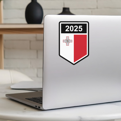 Malta Wappen mit Jahreszahl Autoaufkleber - Ansicht 5