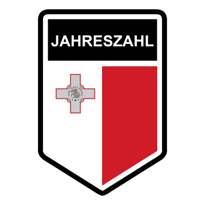 Malta Wappen mit Jahreszahl Autoaufkleber