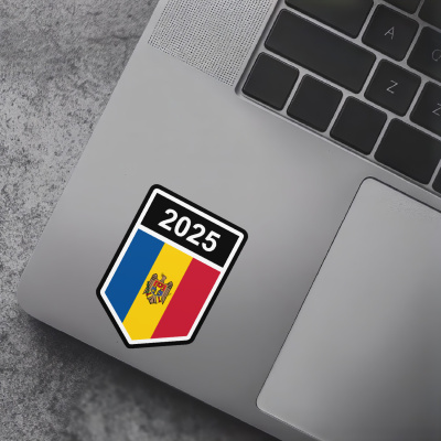 Moldau Wappen mit Jahreszahl Autoaufkleber - Ansicht 7