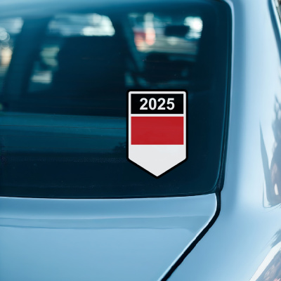 Monaco Wappen mit Jahreszahl Autoaufkleber - Ansicht 2