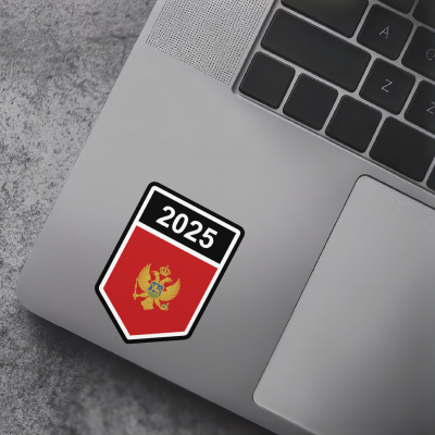 Montenegro Wappen mit Jahreszahl Autoaufkleber - Ansicht 7