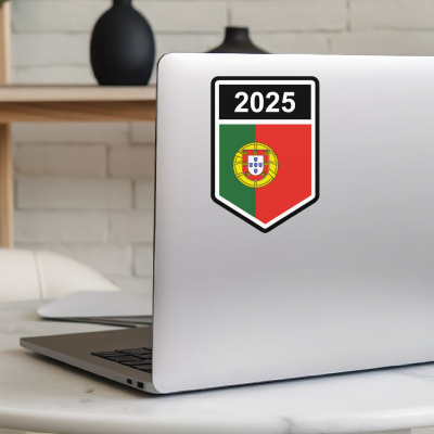Portugal Wappen mit Jahreszahl Autoaufkleber - Ansicht 5