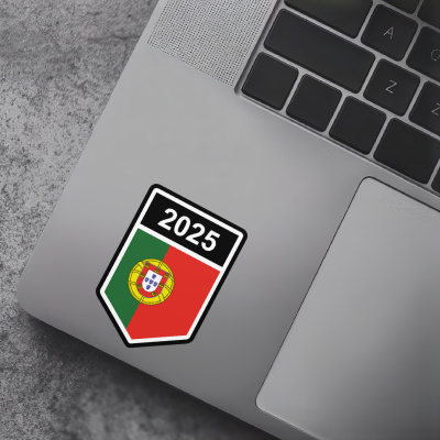 Portugal Wappen mit Jahreszahl Autoaufkleber - Ansicht 7