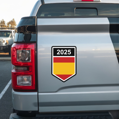 Spanien Wappen mit Jahreszahl Autoaufkleber - Ansicht 3