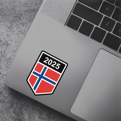 Norwegen Wappen mit Jahreszahl Autoaufkleber - Ansicht 7
