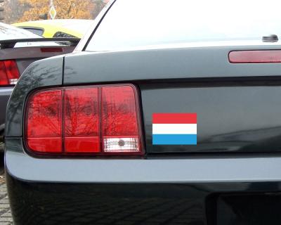 Luxemburg Flagge Aufkleber Autoaufkleber - Ansicht 2