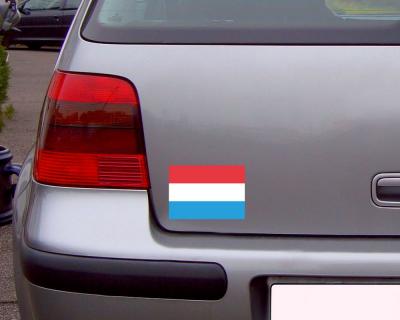 Luxemburg Flagge Aufkleber Autoaufkleber Aufkleber